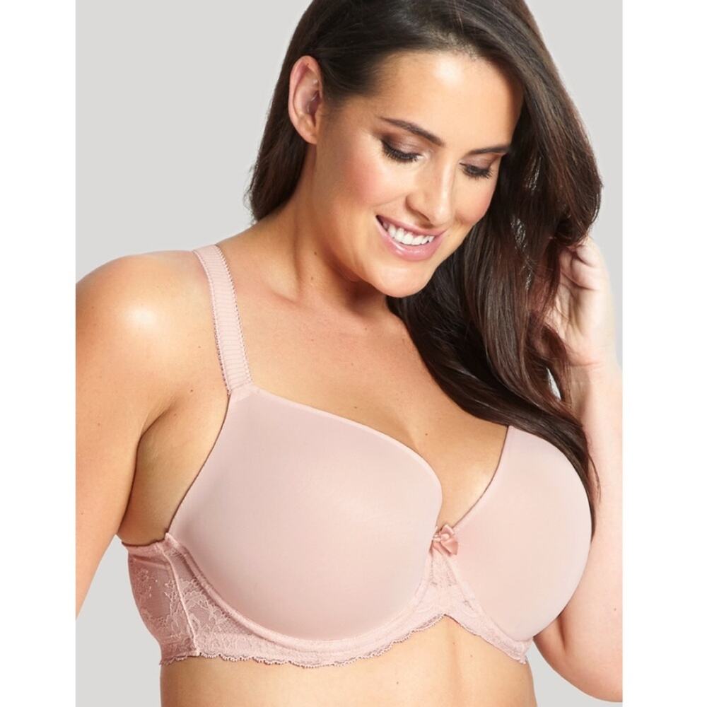 SCULPTRESSE by Panache Nude Sasha Molded Plunge Bra Size 36J 36GG